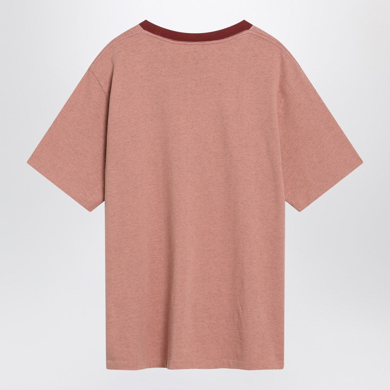 Chloé Pink Cotton T-Shirt With Logo Women