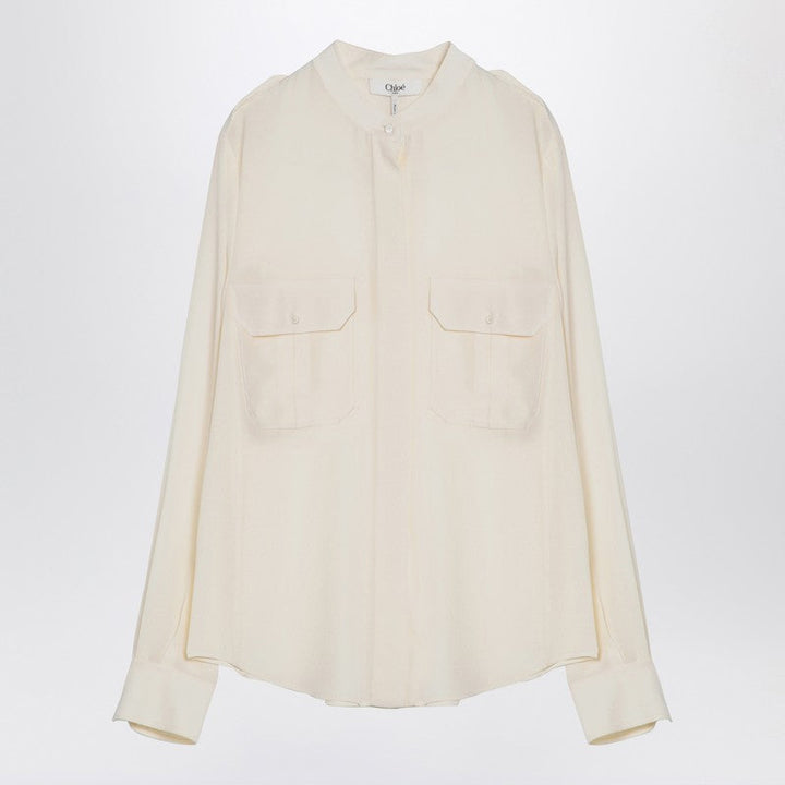 Chloé Ivory Silk Blouse Women