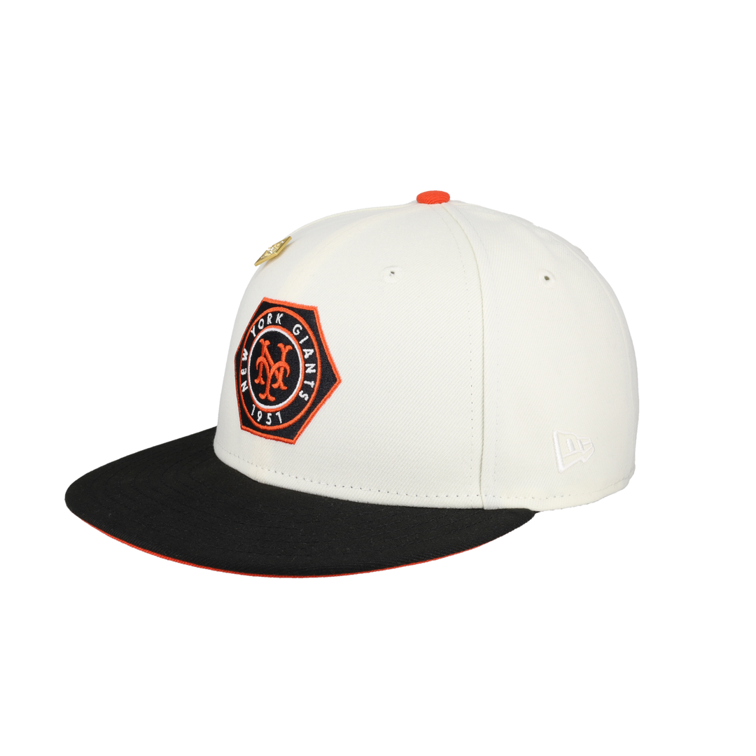 New York Giants 1951 Season Side Patch Chrome 59Fifty Fitted Hat
