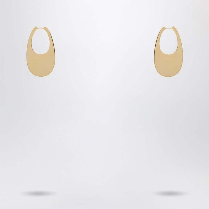 Coperni Large Golden Swipe Earrings Women