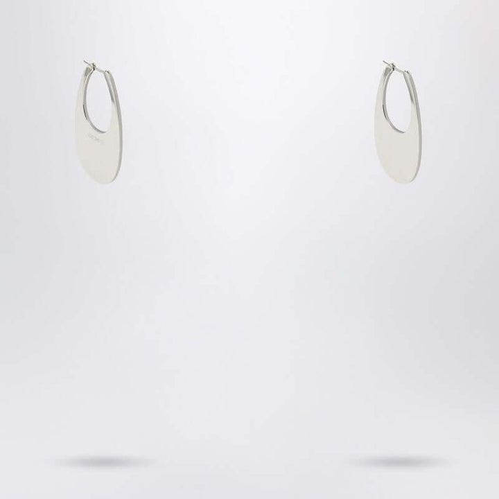 Coperni Large Silver Swipe Earrings Women