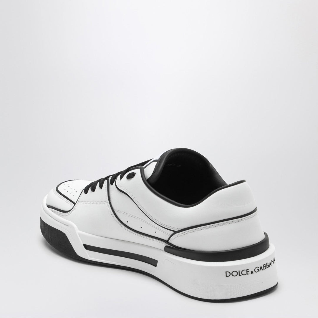Dolce&amp;Gabbana New Roma White/Black Leather Low Sneaker