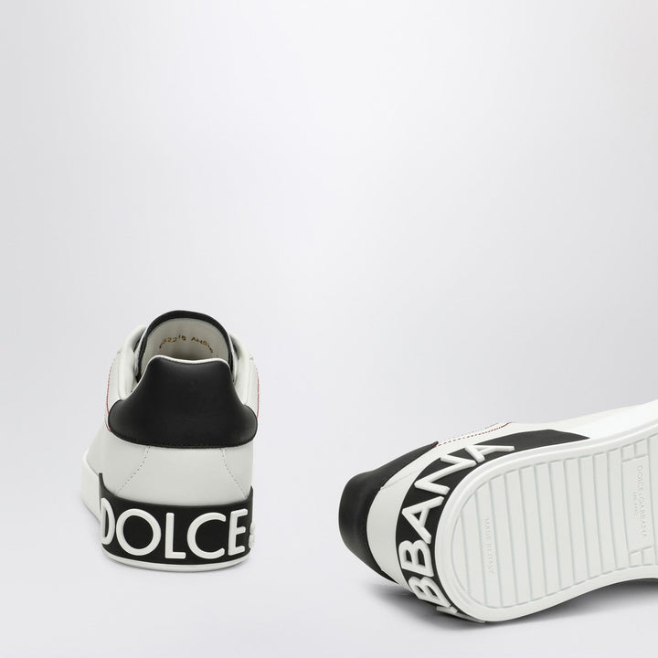 Dolce&amp;Gabbana Portofino White/Black Leather Trainer