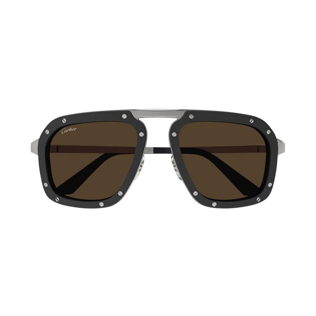 CARTIER Elegant Metal Sunglasses for Men - CT0573S