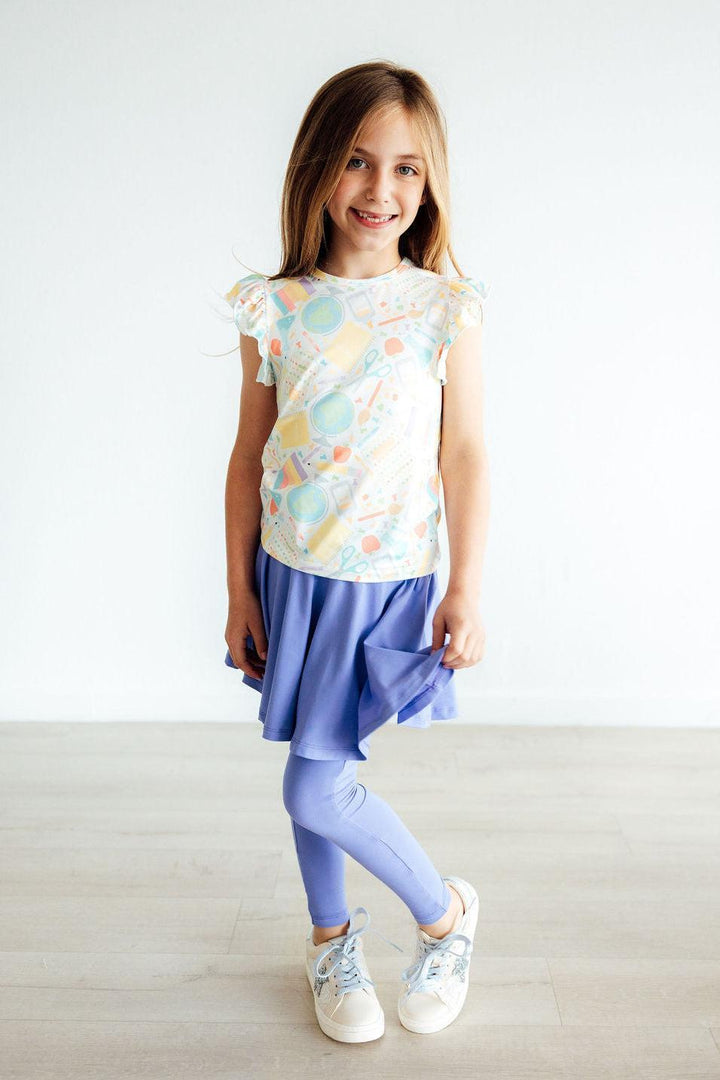 Campus Cutie S/S Ruffle Tee