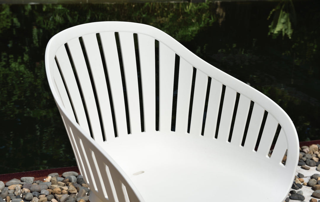 Nassau Resin and Aluminum Chairs - 4 Piece