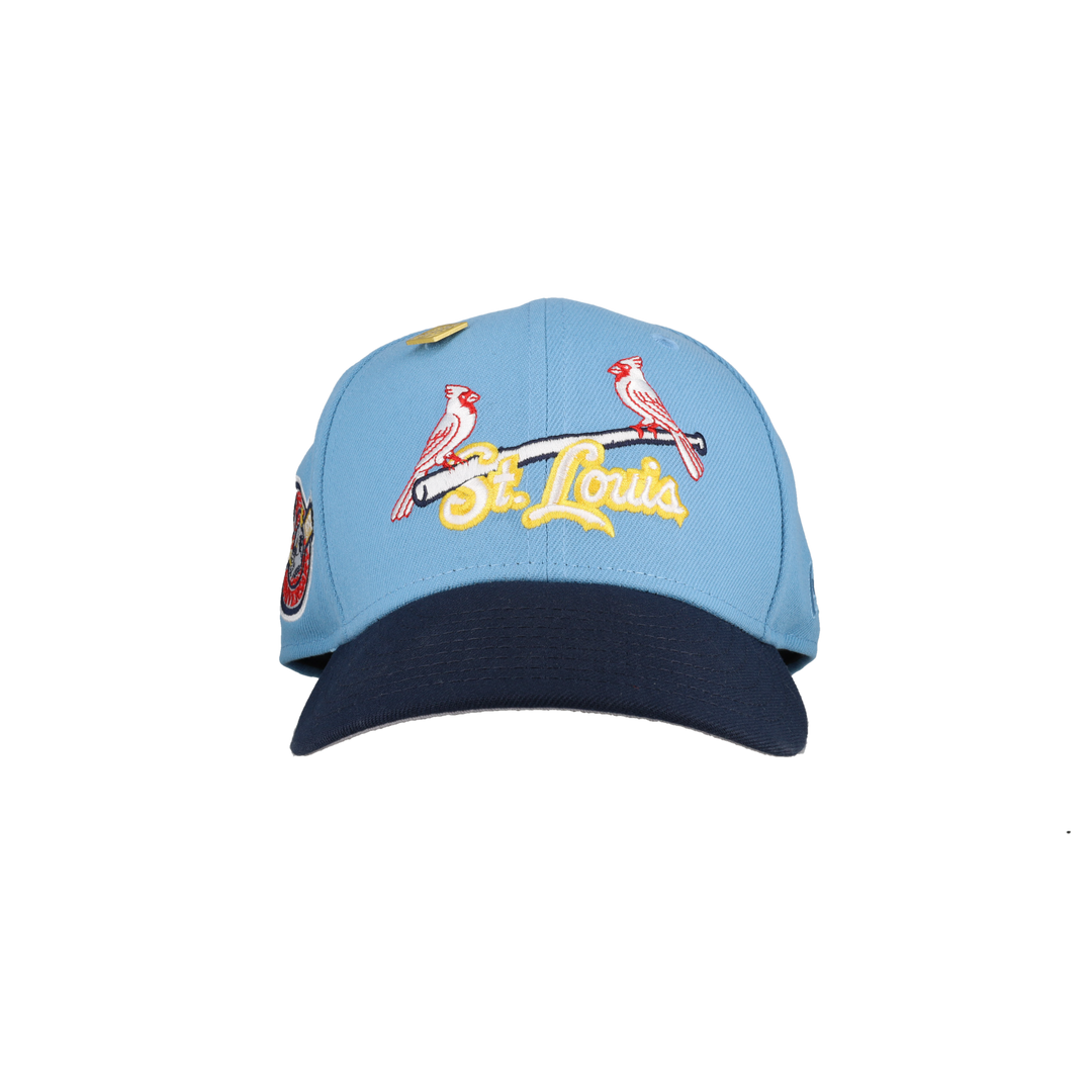 St. Louis Cardinals Blue 100th Anniversary 59Fifty Fitted Hat