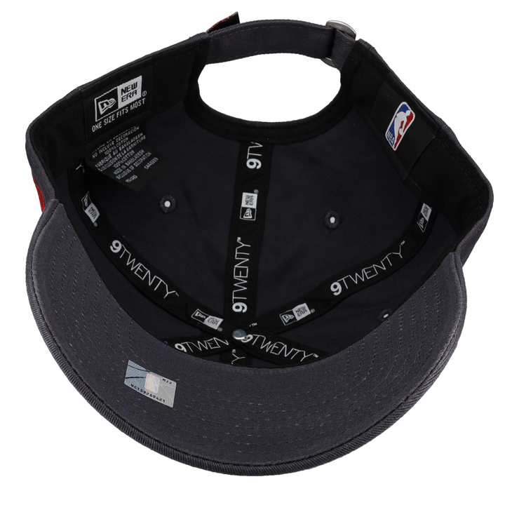 Chicago Bulls New Era 9Twenty Adjustable Hat (Grey)