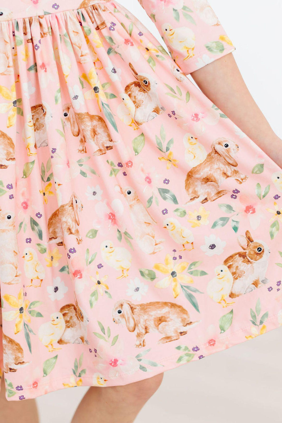 Chicks &amp; Bunnies Ruffle Twirl Dress