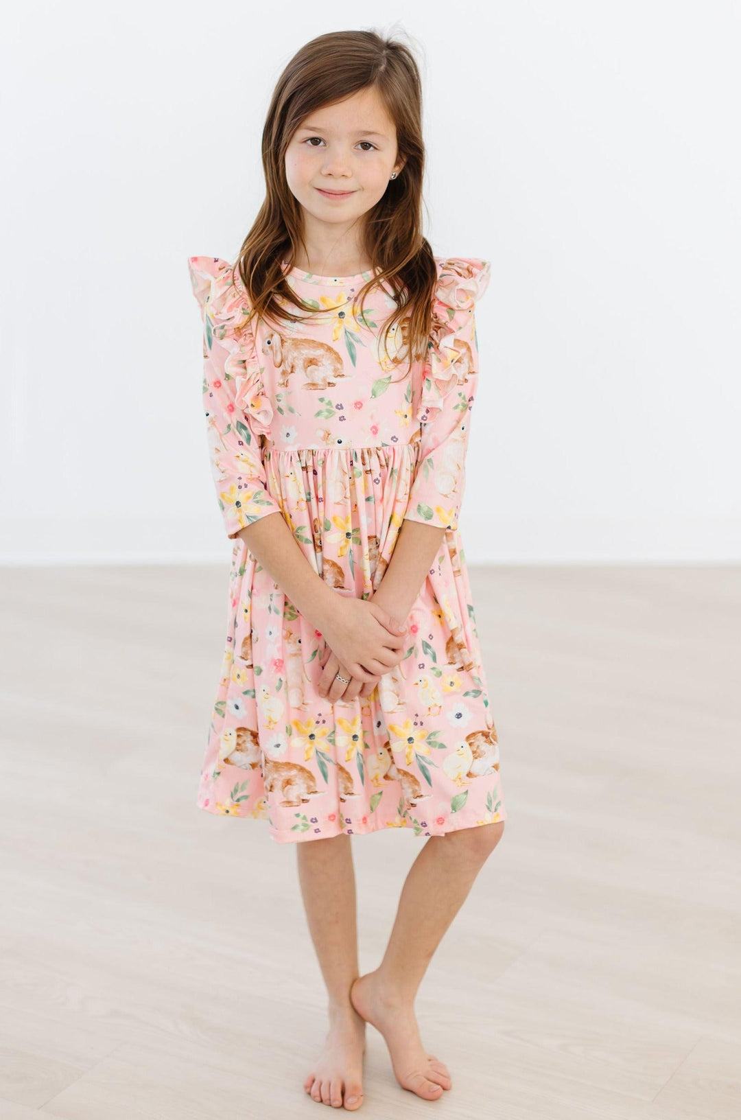 Chicks &amp; Bunnies Ruffle Twirl Dress