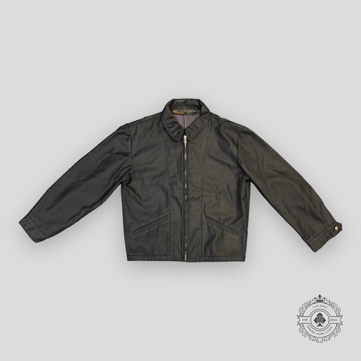 Chrome Hearts Cemetery Cross Patch Zip Up Work Jacket