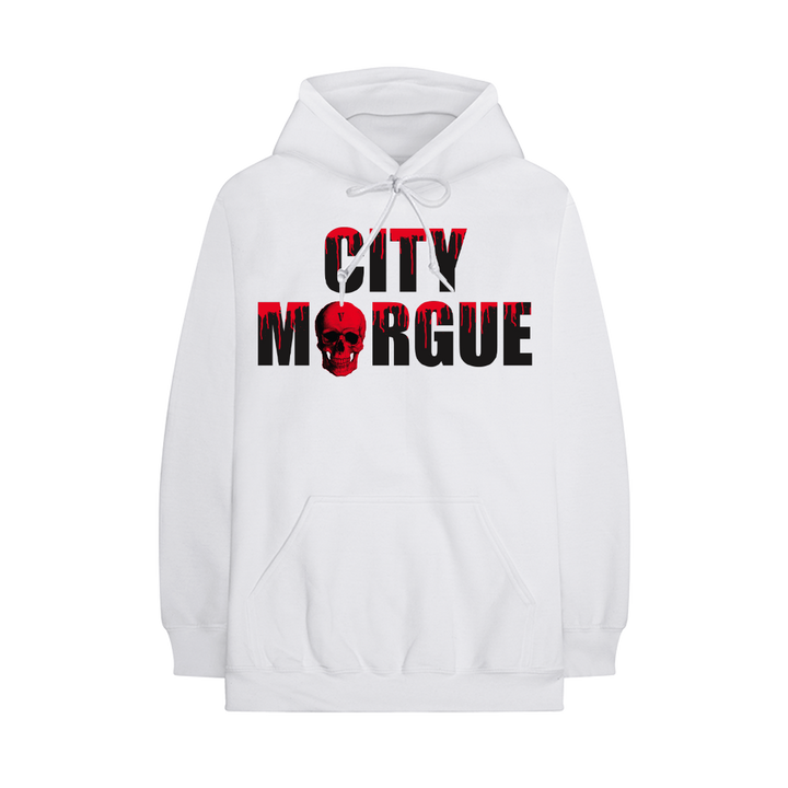 City Morgue x Vlone Dogs Hoodie White