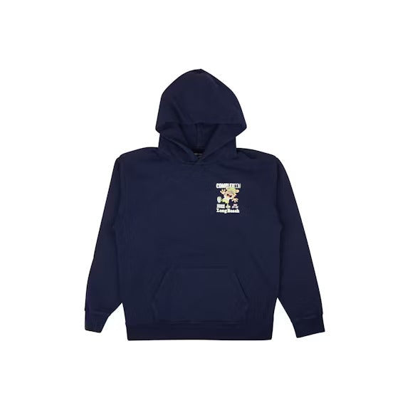 ComplexCon x Verdy Navy Logo Graphic Hoodie Blue