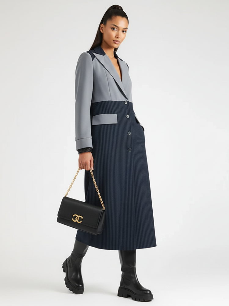 Contrast Trench Coat, Midtown | Women - BYMANYC ® New York
