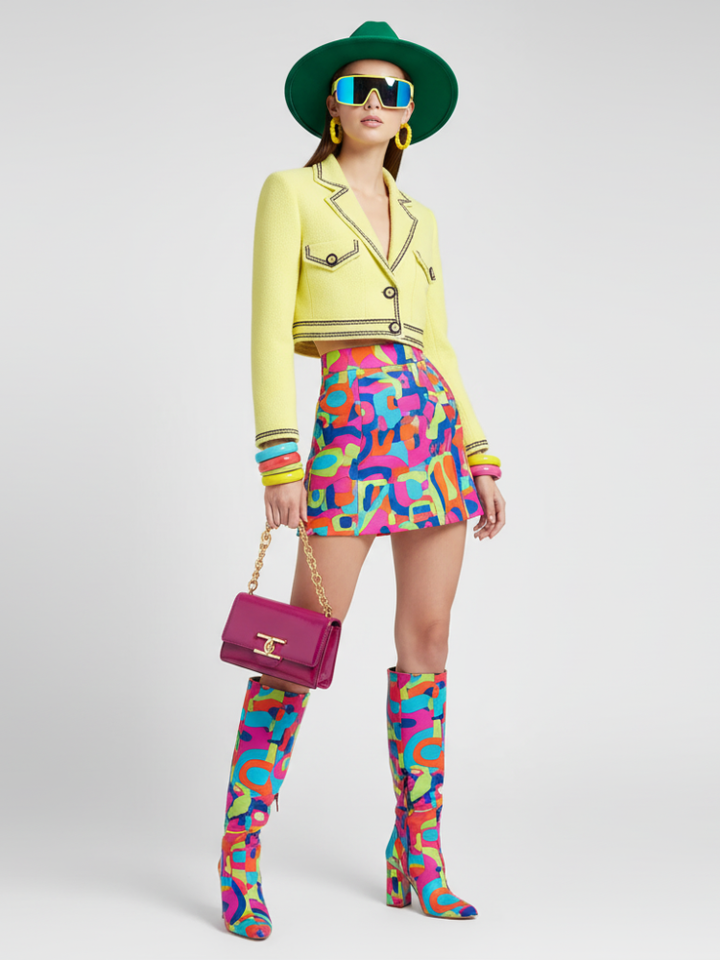 Cropped Tweed Jacket TIMES SQUARE BYMANYC ® New York