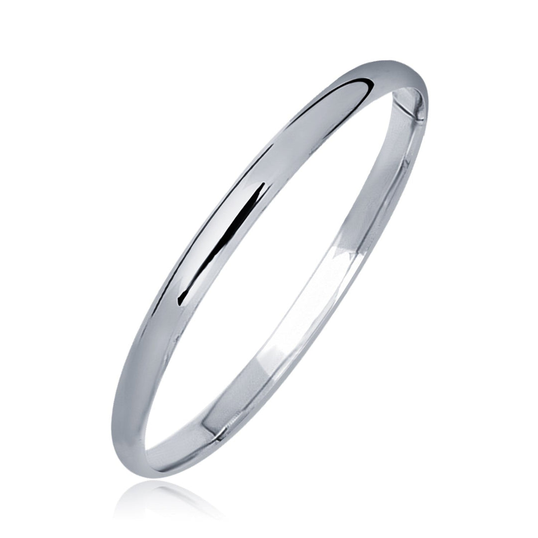 14k White Gold Dome Children&