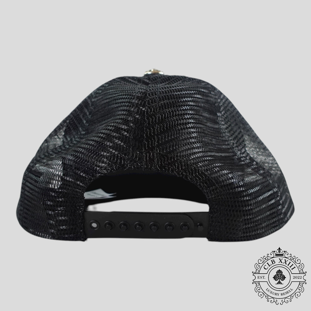 Chrome Hearts Las Vegas CH Patch Trucker Hat in Black