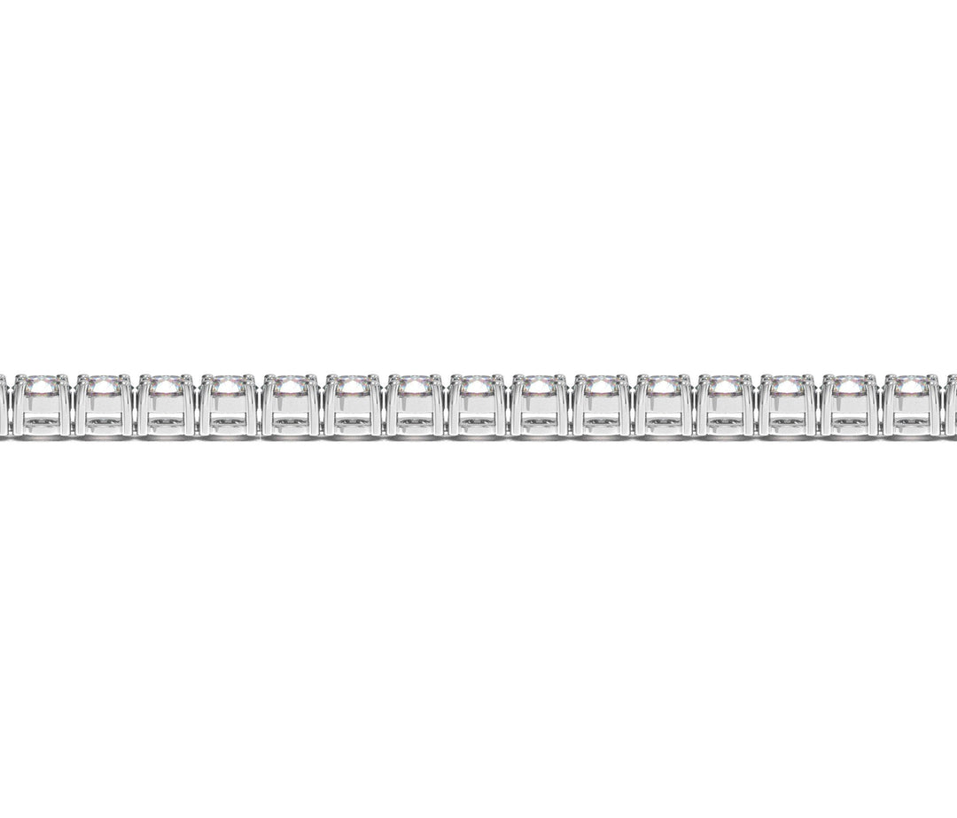 Lab Grown Round Diamond Tennis Bracelet in 14k White Gold (10 cctw F/G  VS2/SI1)