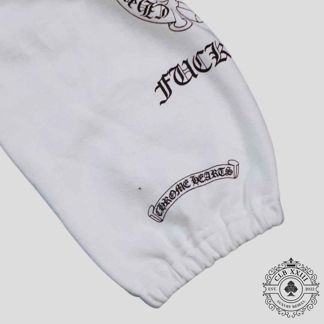 Chrome Hearts Deadly Doll Sweatpants in White