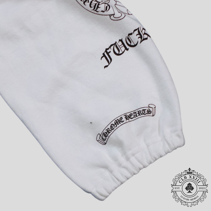 Chrome Hearts Deadly Doll Sweatpants in White