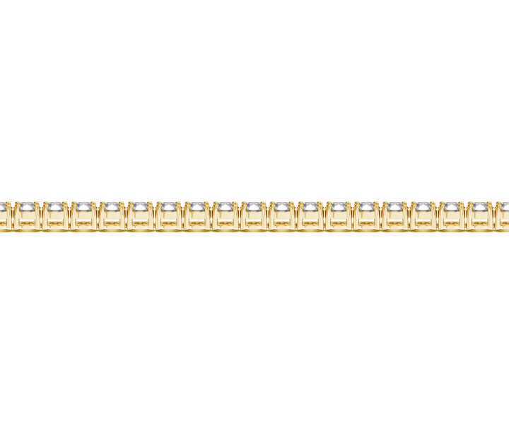 Lab Grown Round Diamond Tennis Bracelet in 14k Yellow Gold (5 cctw  F/G  VS2/SI1)