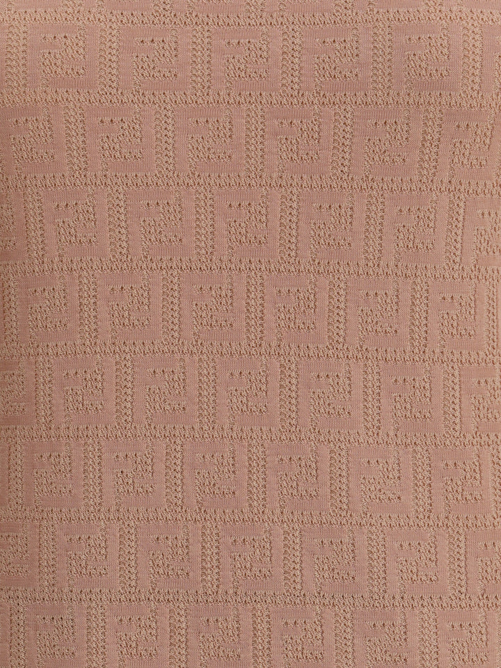 Fendi Women Ff Pattern Midi Dress