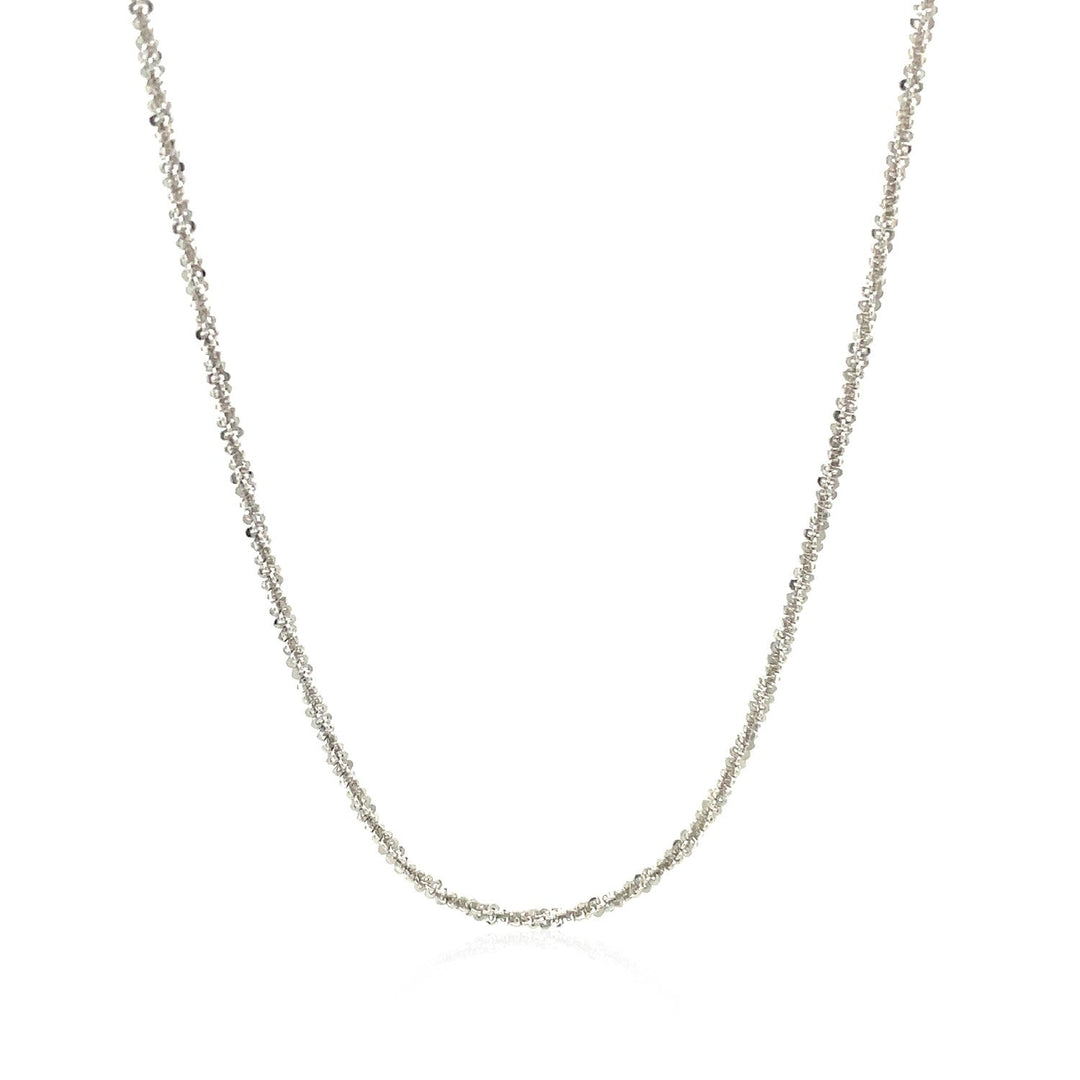 Sterling Silver 1.5mm Adjustable Sparkle Chain
