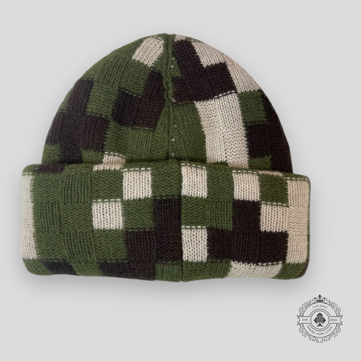 Louis Vuitton Green Damoflage Bonnet Beanie