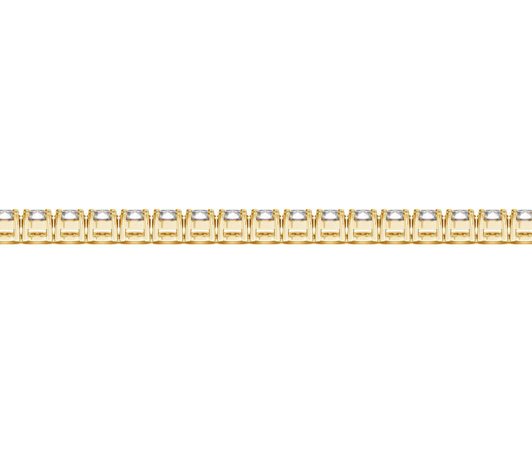 Lab Grown Round Diamond Tennis Bracelet in 14k Yellow Gold (6 cctw F/G  VS2/SI1)