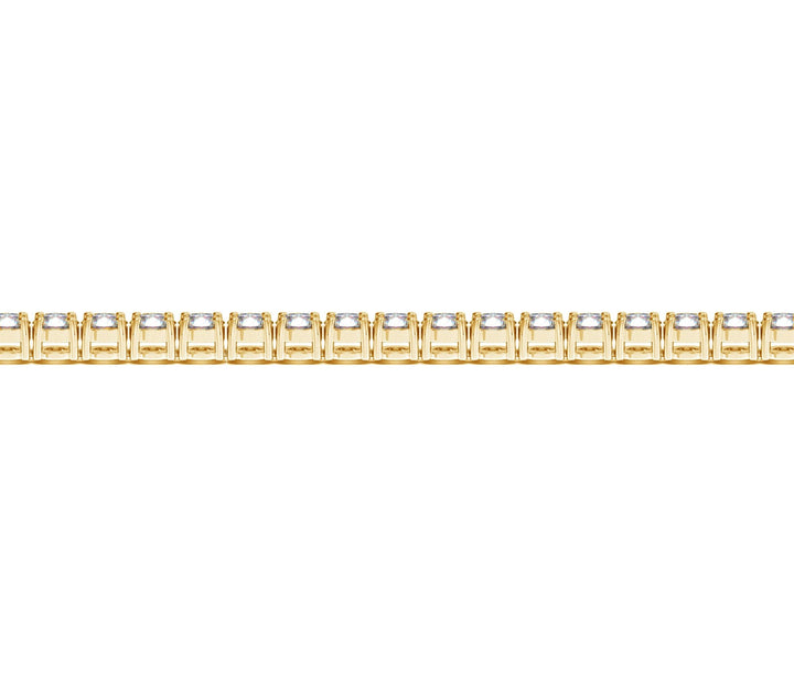 Lab Grown Round Diamond Tennis Bracelet in 14k Yellow Gold (6 cctw F/G  VS2/SI1)