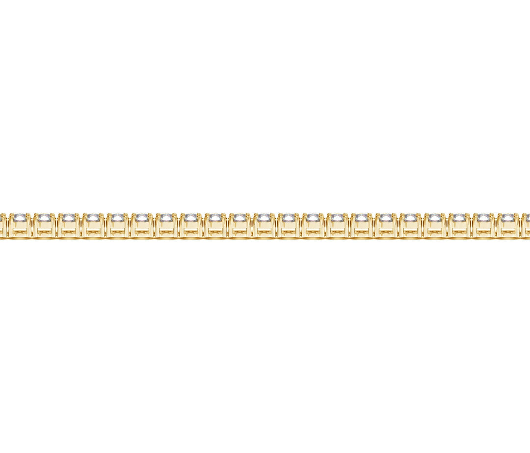Lab Grown Round Diamond Tennis Bracelet in 14k Yellow Gold (3 cctw F/G  VS2/SI1)