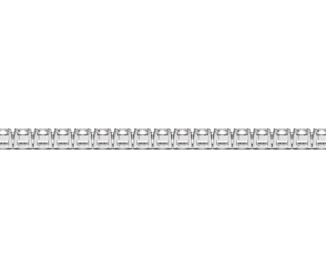 Lab Grown Round Diamond Tennis Bracelet in 14k White Gold (6 cctw F/G  VS2/SI1)