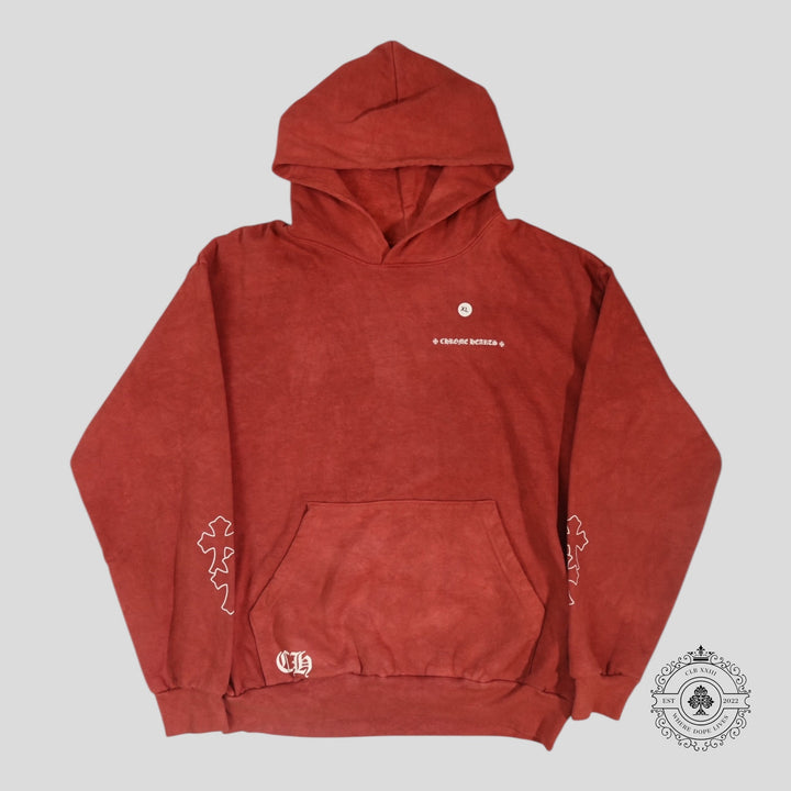 Chrome Hearts Certified Chrome Hoodie in Red