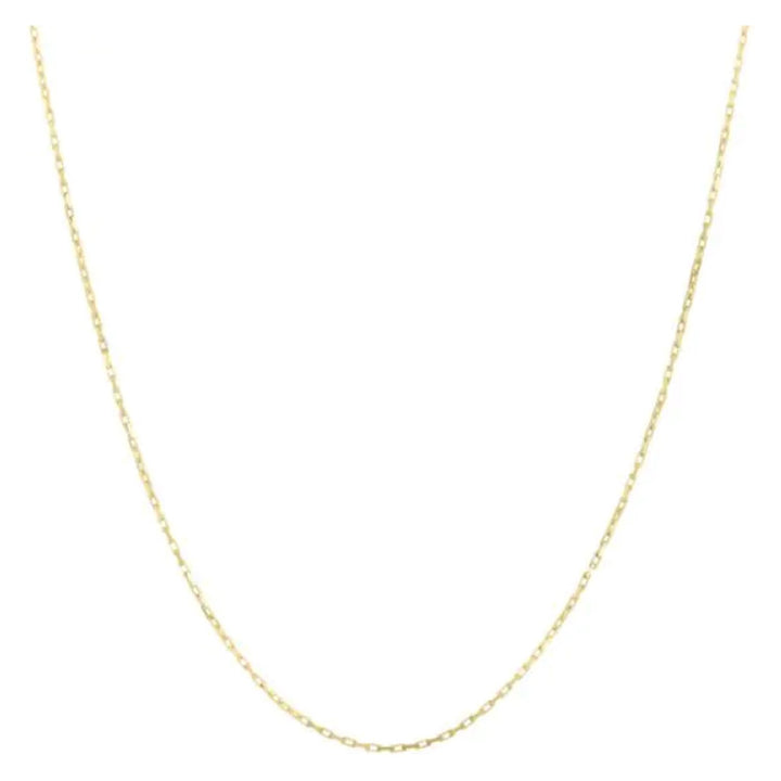 14k Yellow Gold French Cable Chain (1.30 mm)