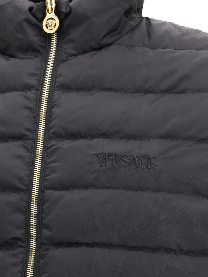 Versace Men Logoed Down Jacket