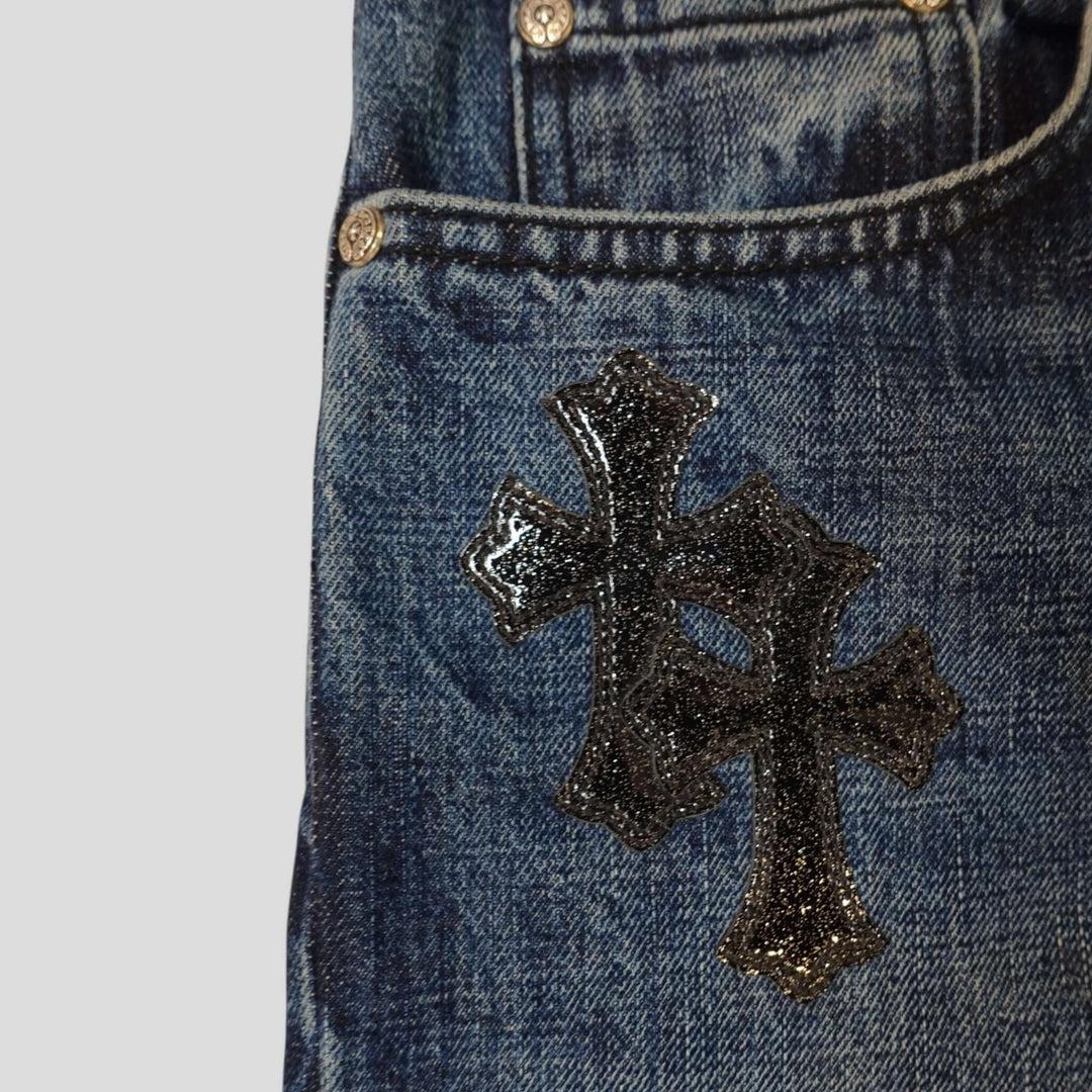 Chrome Hearts Gel Patch Turbo Diesel Jeans