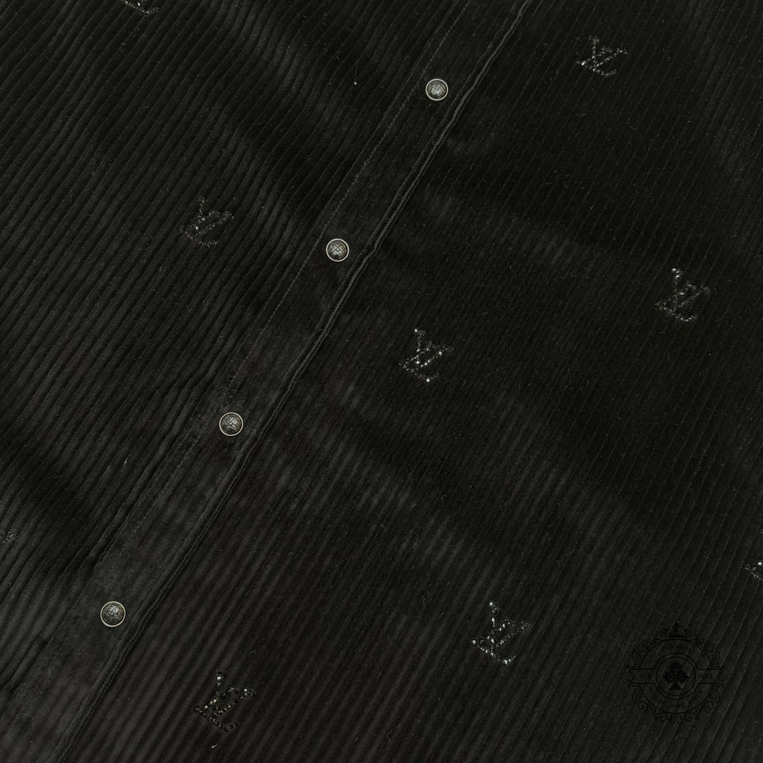 Louis Vuitton Button-Down Long-Sleeved Corduroy Shirt