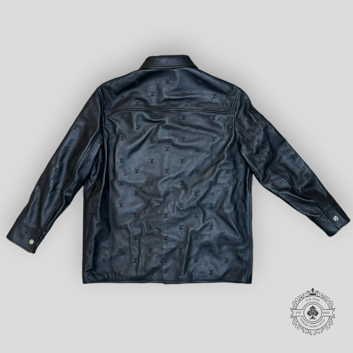 Louis Vuitton Embroidered Leather Signature Overshirt