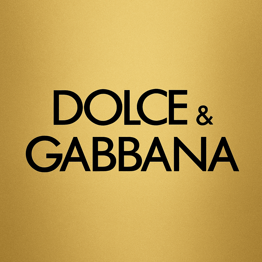 DOLCE & GABBANA gold logo