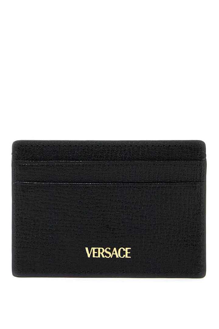 VERSACE Mini Leather Medusa Card Holder