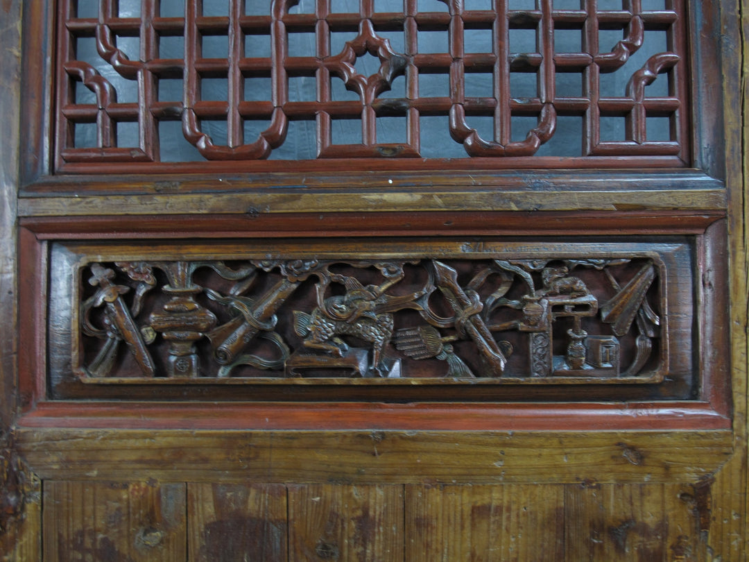 Monumental 11 Feet Tall  Antique Chinese Screen Panel Door – Set of 6