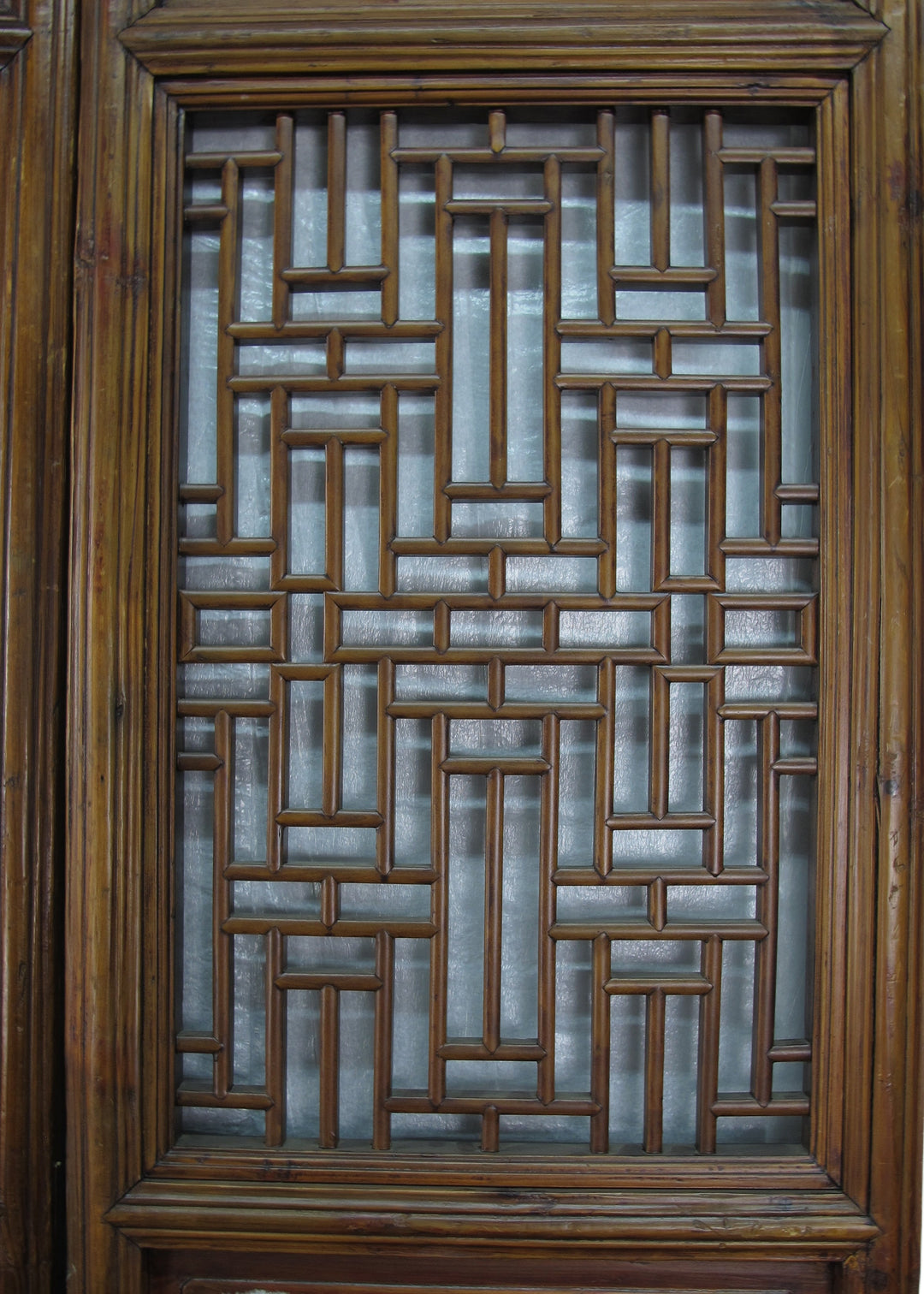 Double Happiness Lattice Screen Door Panel - Set of 4