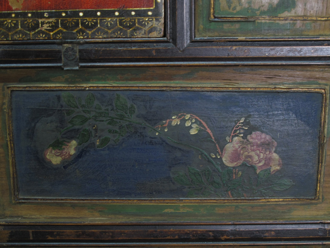 Mid 19th Century Hand Painted Room Divider - Set of 6