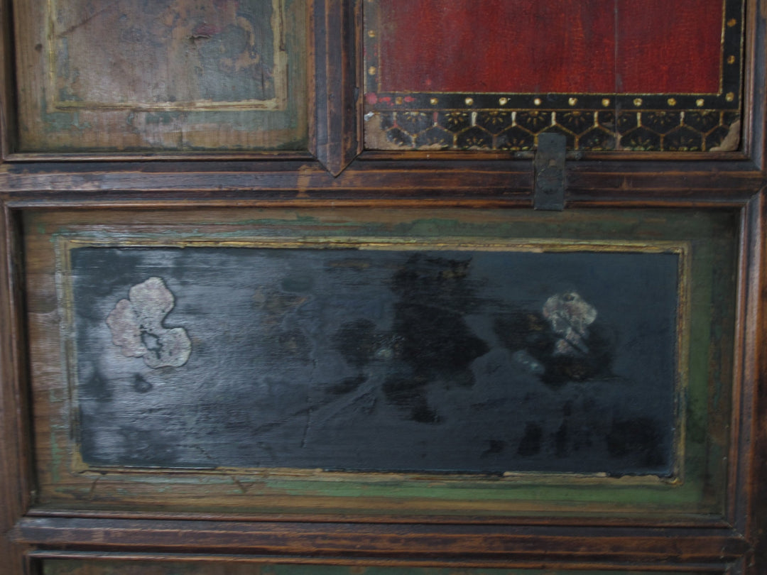 Mid 19th Century Hand Painted Room Divider - Set of 6