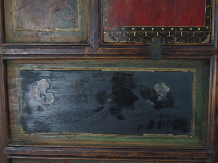 Mid 19th Century Hand Painted Room Divider - Set of 6