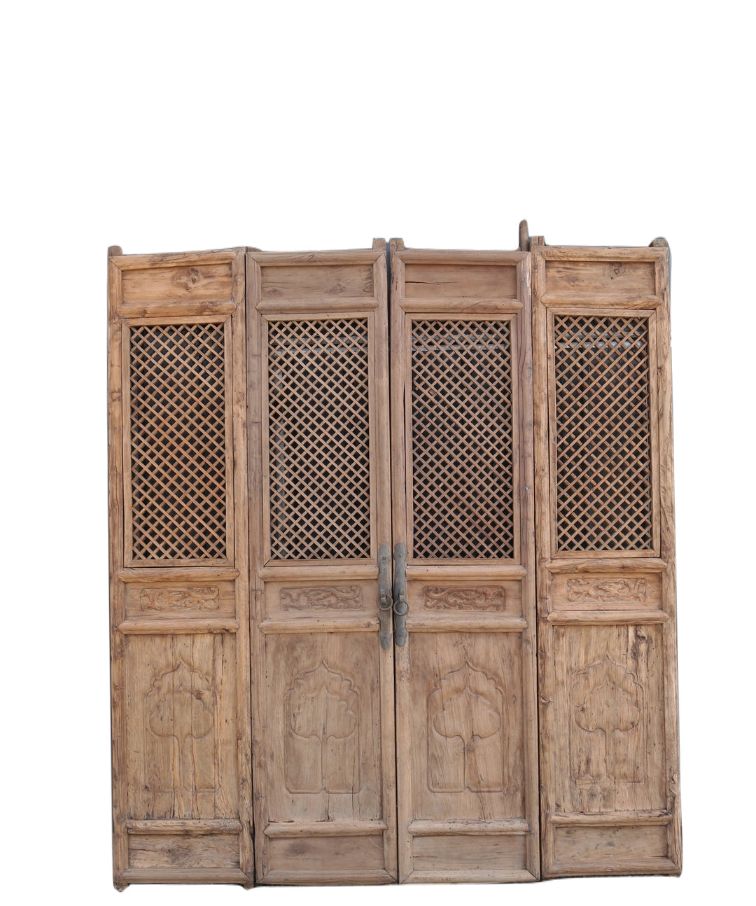 4 Early 19 Century Antique Chinese Screen Doors