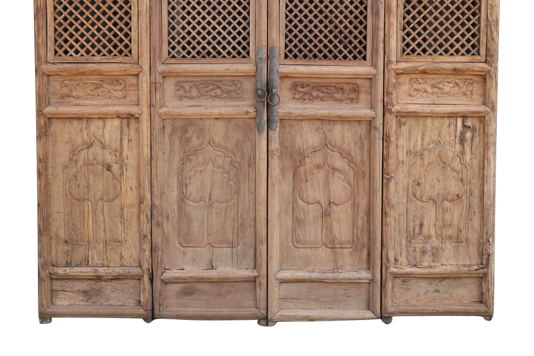 4 Early 19 Century Antique Chinese Screen Doors