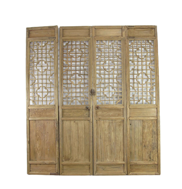 Set of 4 Antique Farmer Screen Door Panels