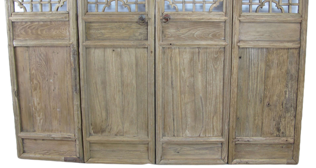 Set of 4 Antique Farmer Screen Door Panels