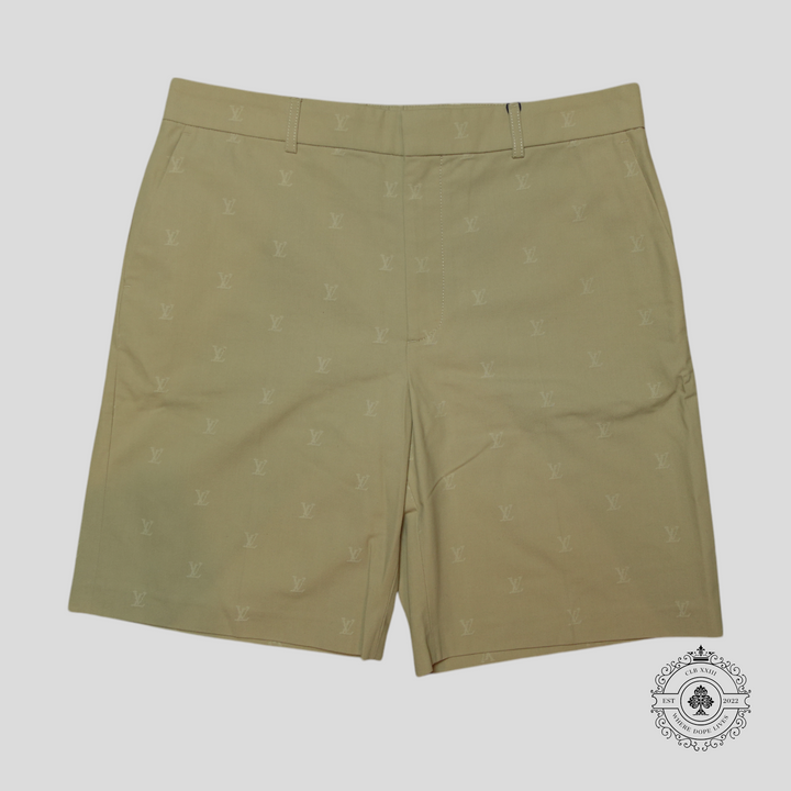 Louis Vuitton LV Blason Chino Shorts in Beige